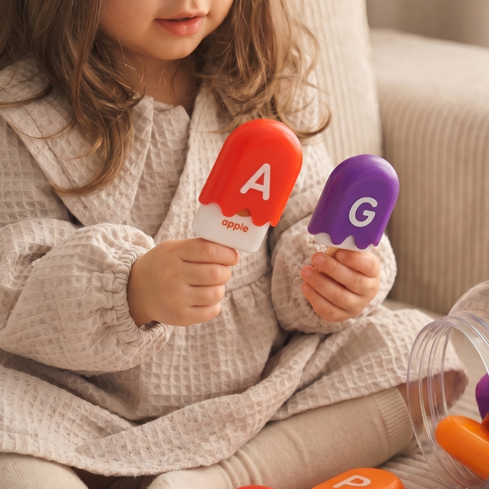 LearnScoops – Alfabet & Cijfer IJsjes Montessori Leerspeelgoed