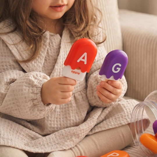 LearnScoops – Alfabet & Cijfer IJsjes Montessori Leerspeelgoed
