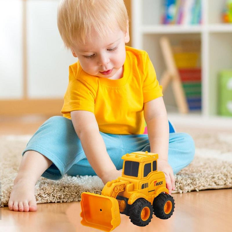 MiniBuildz™ - Entreprenørkøretøj i aktion - Legetøjsgravemaskiner