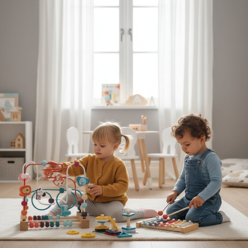 EduForest – 3-delige Houten Speelgoedset