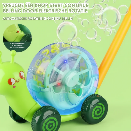 BubbelSlak – Automatische Slak Bellenblaas – Buitenspeelgoed voor Kinderen
