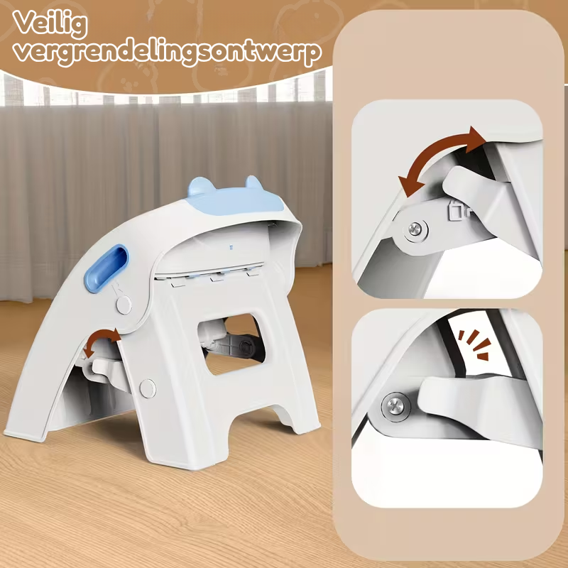 BearStep™ – Opvouwbaar 2-Staps Peuterkrukje