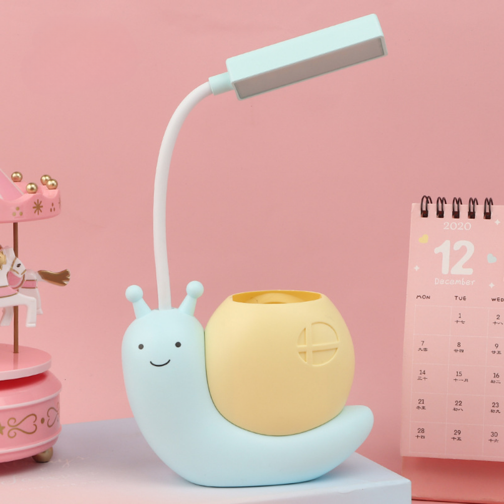 SnailGlow – LED Bureaulamp met Pennenhouder