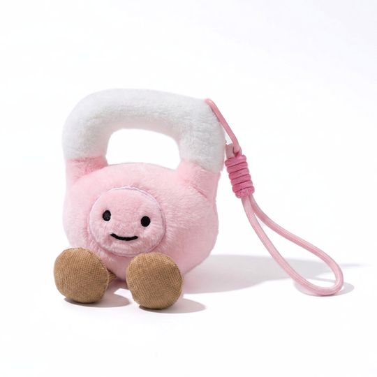 GymCuddle – Fitness Knuffel Sleutelhanger met Speels Design