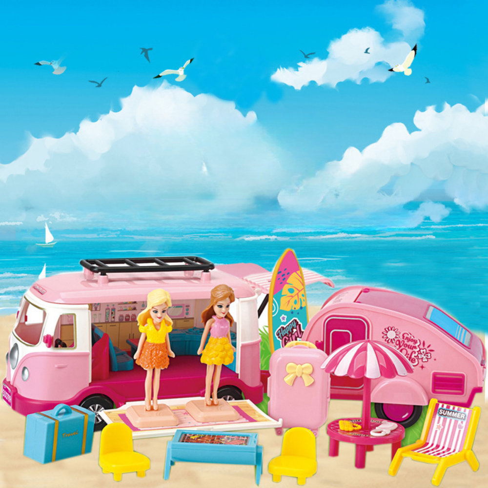CamperDream – Draagbaar Poppenhuis in Campervorm
