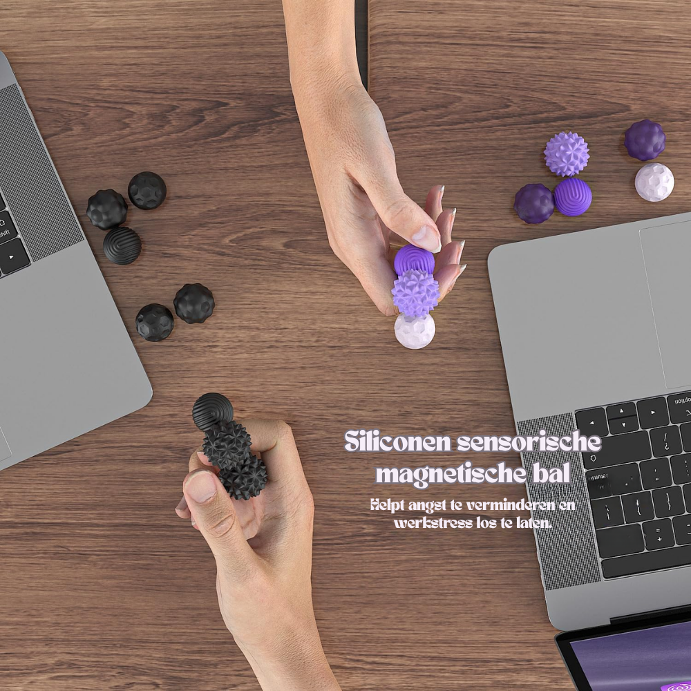 MagnaFidget – Magnetische Sensorische Fidget Ballen Set