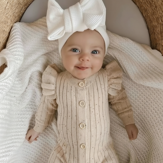CherubKnit babypakje met hoofdband - Milo & Moon