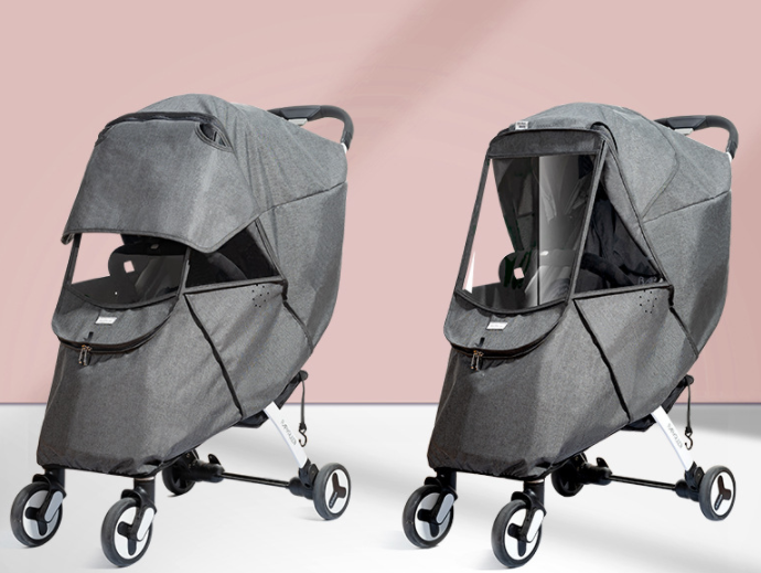 RainShield™ – Universele Kinderwagen Regencover – Wind- en Weerbestendige Bescherming