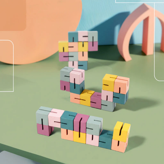 BuildMind – 3D Houten Bouwblokken Puzzel