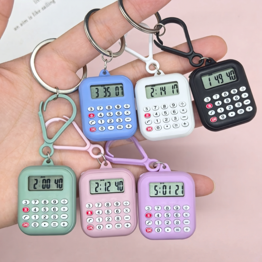 CalcuClip – Digitale Rekenmachine Horloge Sleutelhanger