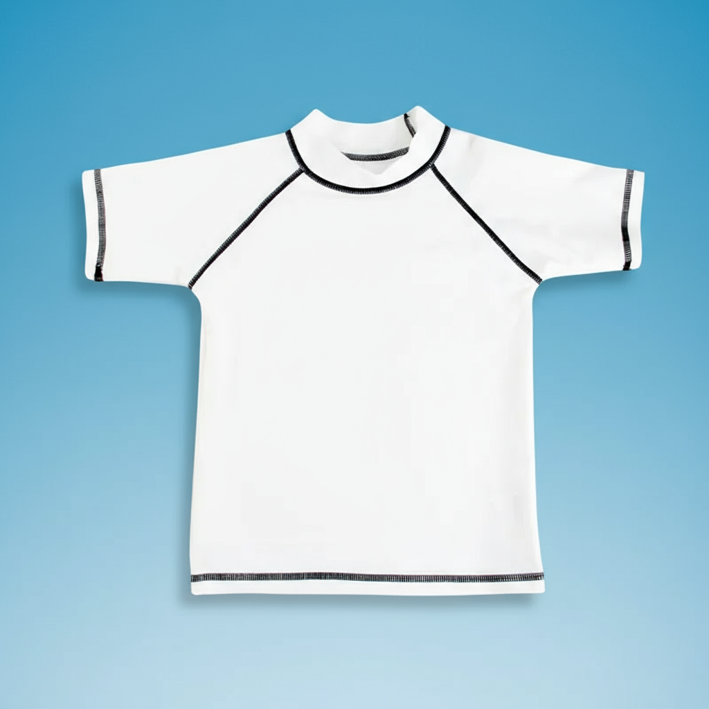 SunVibe – Anti-UV Kinder Zwemshirt met Korte Mouwen