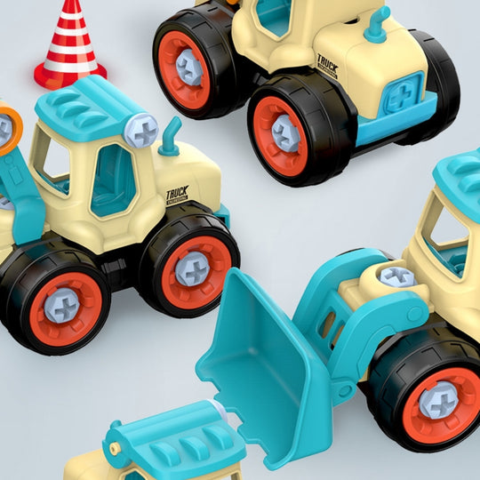BuildTruck – Demonteerbare Bouwvoertuigen Speelset