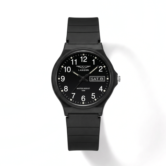 SportEase – Minimalistisch Quartz Sporthorloge
