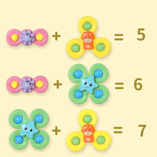 Spin & Play™ – Sensorisch Babyspinner (Set van 3)