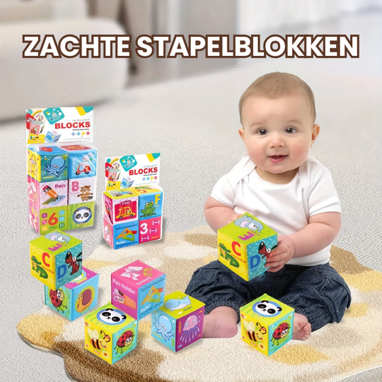 StackiSoft™ – Zachte Sensorische Stapelblokken