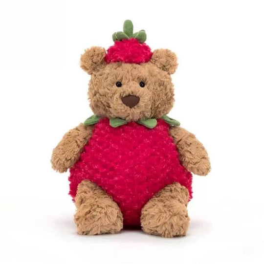 TeddyDress – Teddybeer Knuffel in Kostuum: Spin, Aardbei & Meer