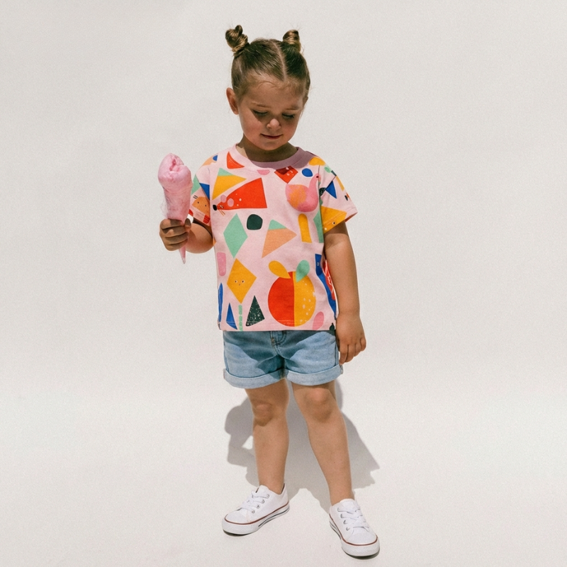 Elva – Geometrisch Dieren T-shirt