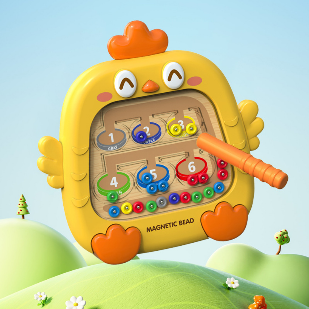 ChickMaze – Magnetisch Speelgoed met Kleuren- en Telspel