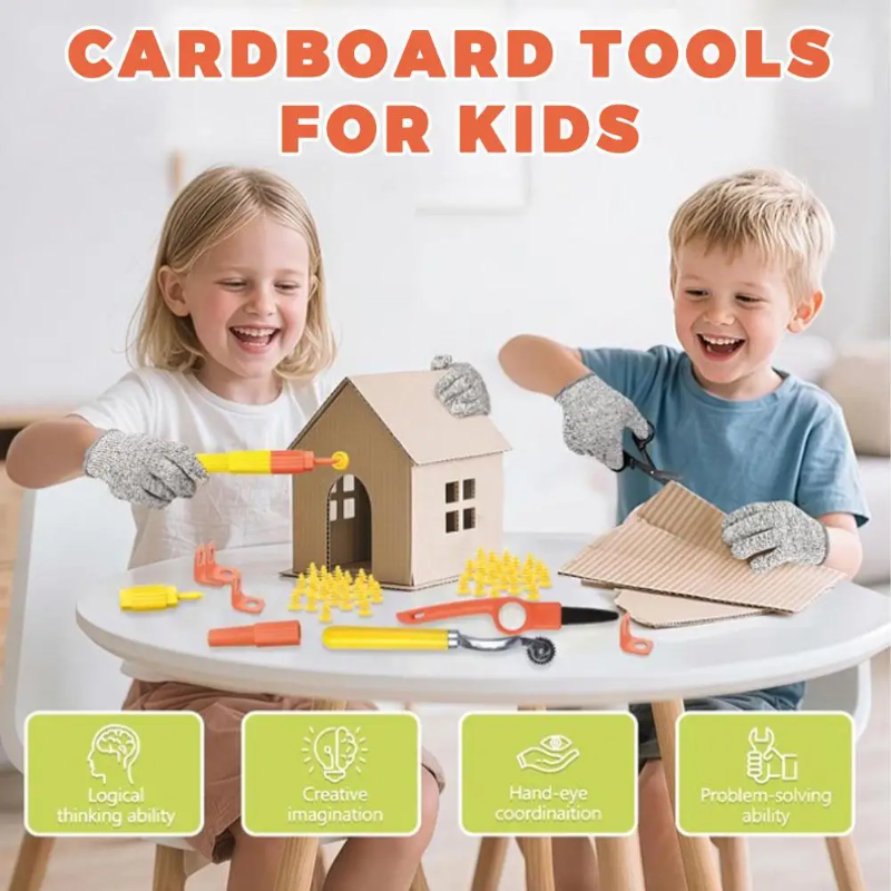 KartonKraft kindergereedschapsset - Milo & Moon