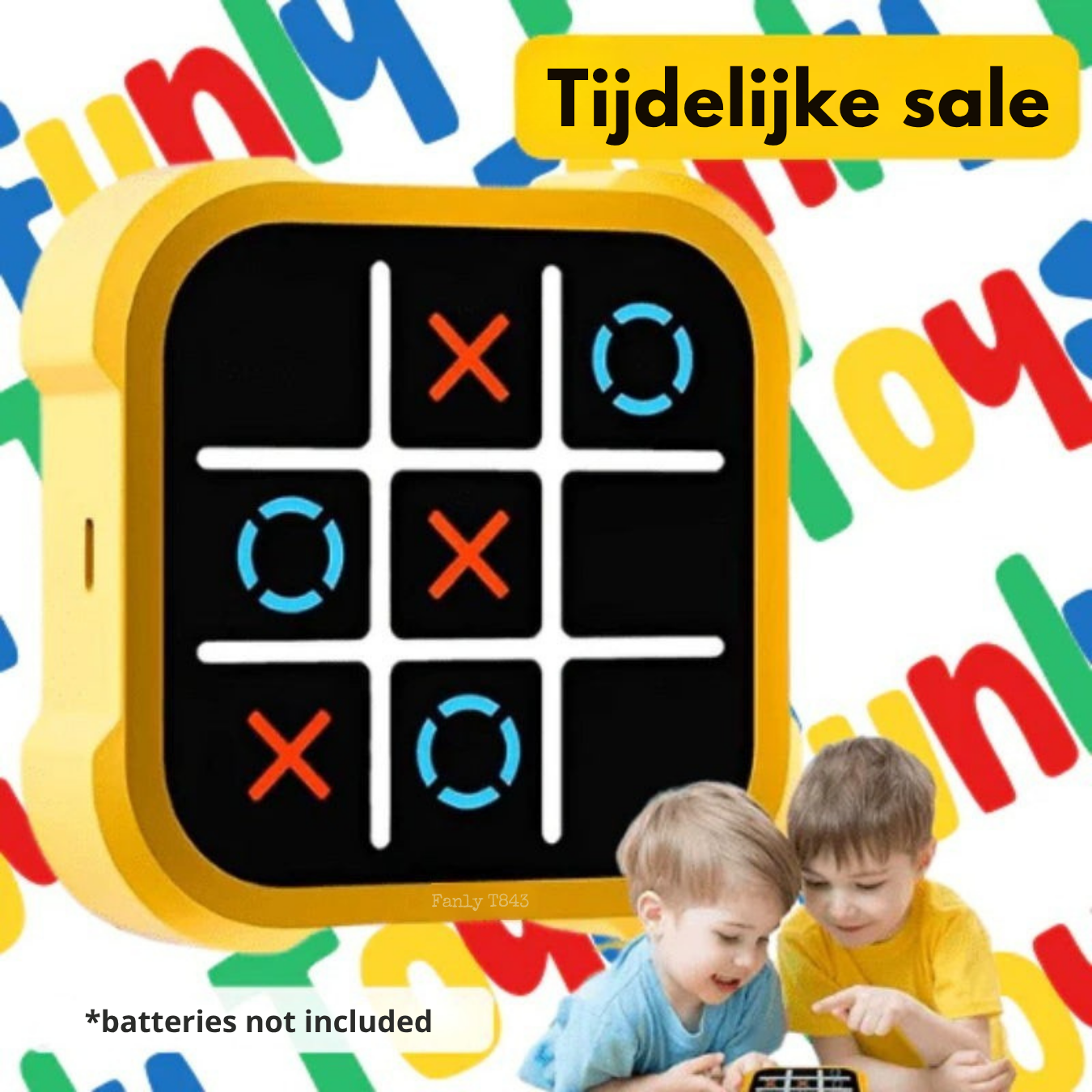 Tik Tak Touch™ - Boter-Kaas-en-Eieren Spel met Geheugenmodus