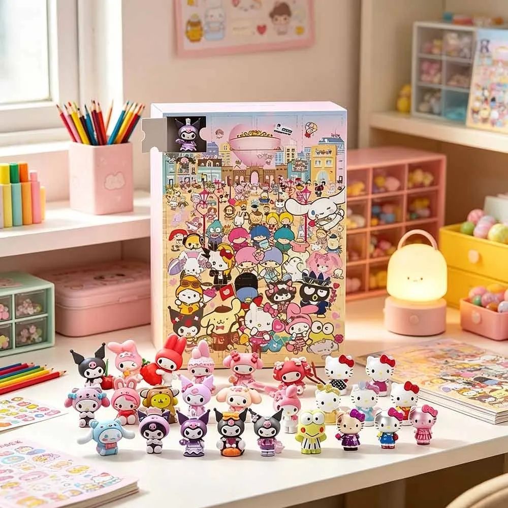 <font dir="auto" style="vertical-align: inherit;"><font dir="auto" style="vertical-align: inherit;">Calendrier de l'Avent de Noël - Nouveau calendrier de compte à rebours Sanrio KT Cat - Boîte aveugle Sanrio</font></font>
