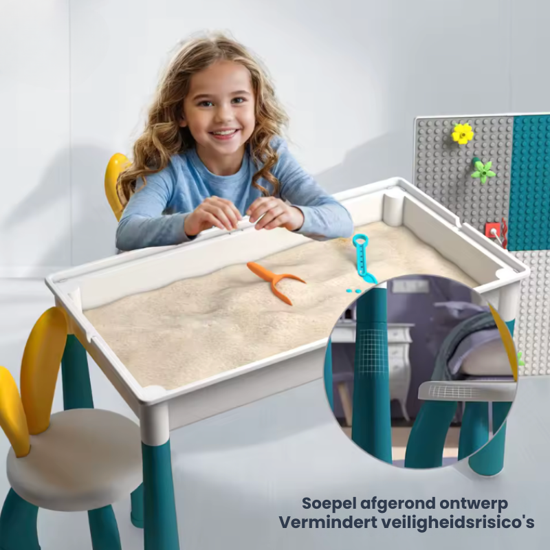 MultiPlay™ – 6-in-1 Speeltafel – Creatief & Educatief Speelcentrum