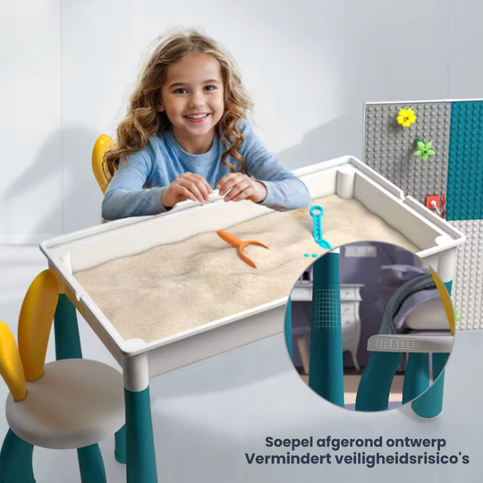 MultiPlay™ – 6-in-1 Speeltafel – Creatief & Educatief Speelcentrum