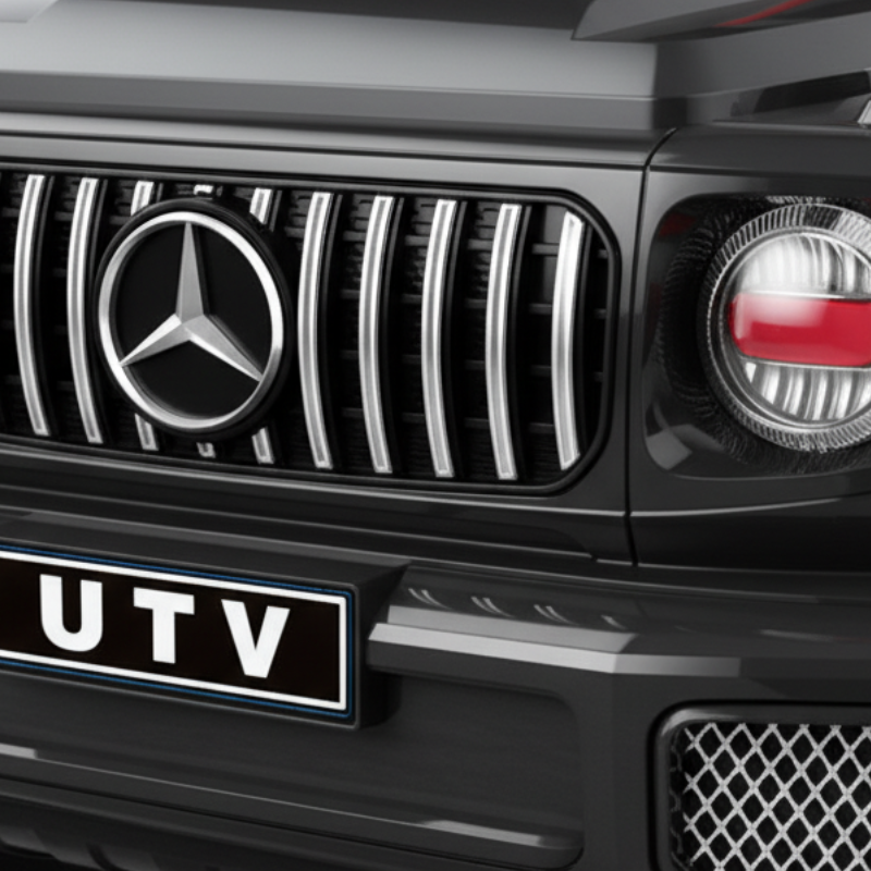 LuxRide – Zwarte Elektrische Kinderauto 4WD