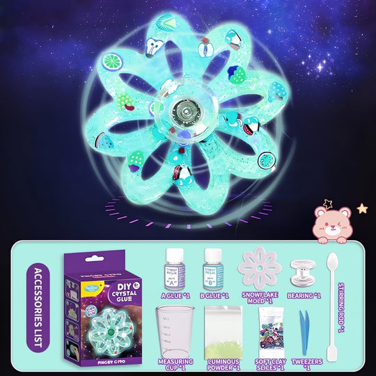 GlowSpinner – DIY Glow-in-the-Dark Fidget Spinner