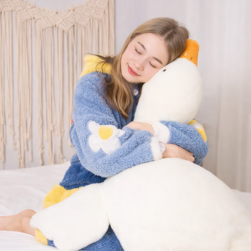 GooseDream™ – Grote Witte Gans Knuffel