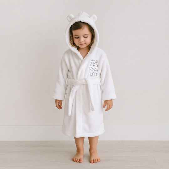 CozyNest – Warme Kinderbadjas met Capuchon