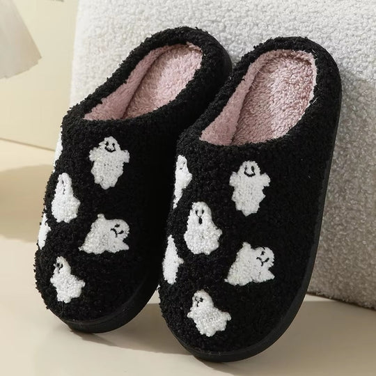 GhostStep – Warme Pantoffels met Spookdesign