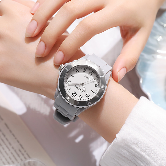 CandyTick – Pastel Quartz Horloge met Siliconen Band