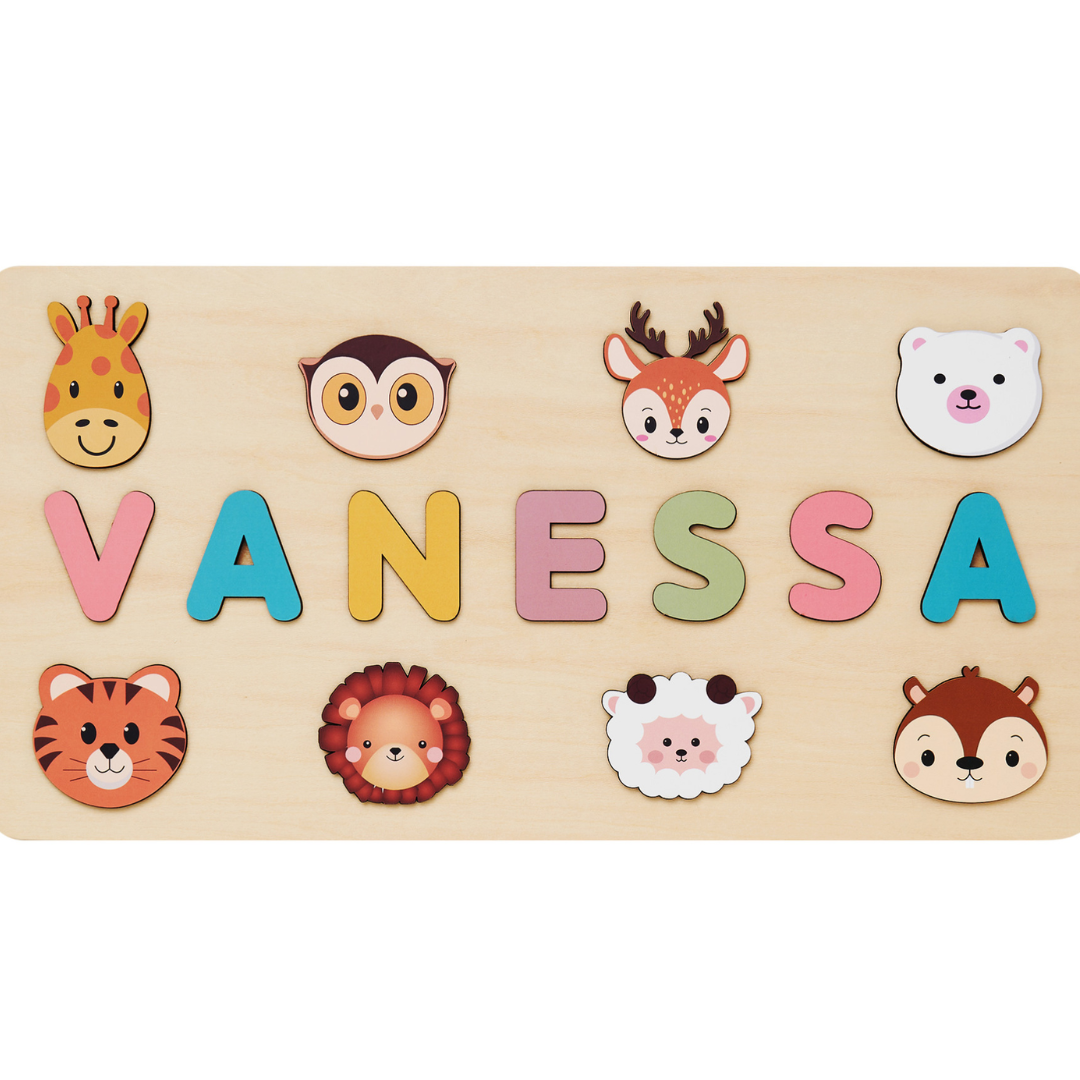 NamePuzzle – Gepersonaliseerde Houten Naampuzzel
