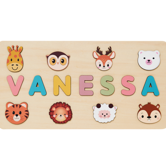 NamePuzzle – Gepersonaliseerde Houten Naampuzzel