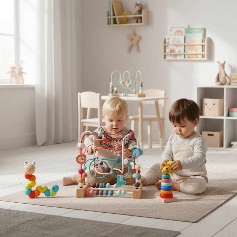 WoodenPlaySet – 3-delige Houten Speelgoedbundel