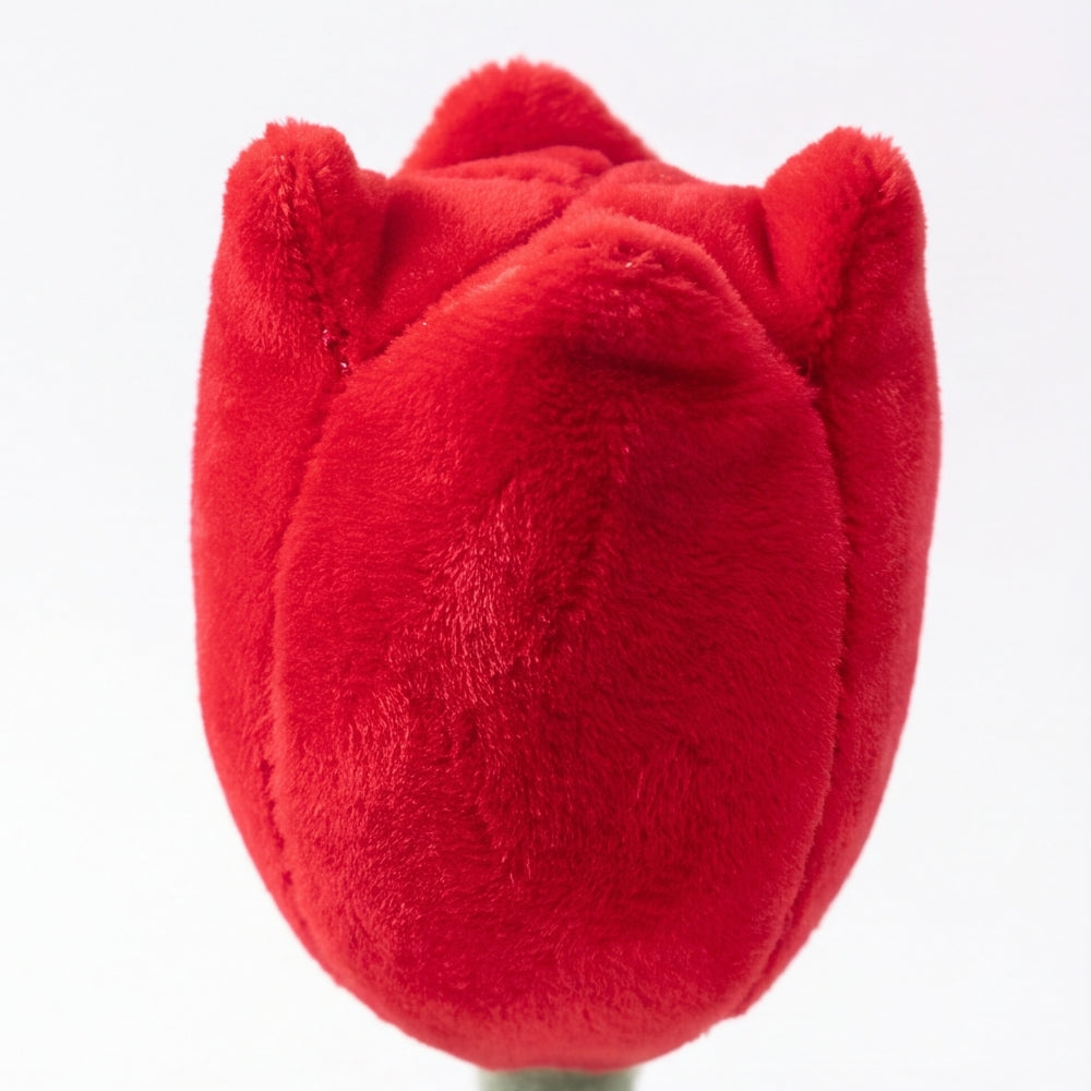 TulipBuddy – Pluche Tulp in Glimlachende Vaas