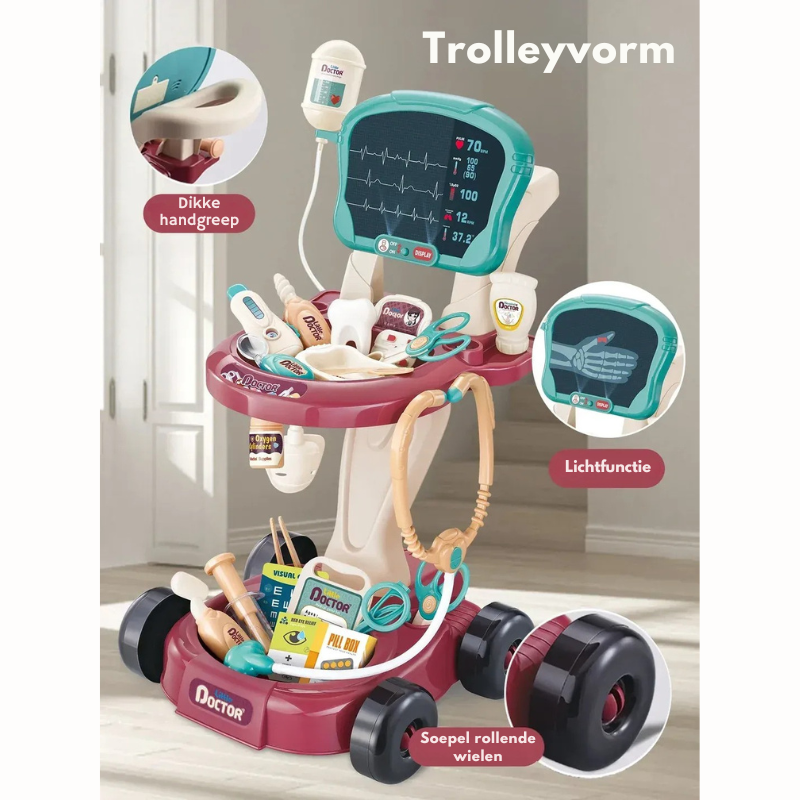 LittleMedic™ – Mobiel Dokter Speelset – Creatief & Educatief Speelgoed