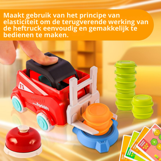 LiftMaster – Stapelspel met Vorkheftruck
