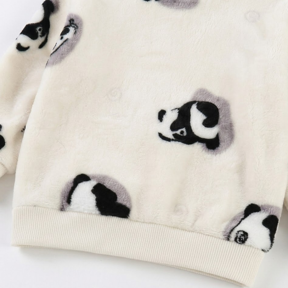 PandaDreams – 2-delige Meisjes Panda Fleece Pyjama