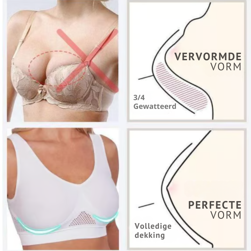 AirLift™ – Ademend Lift-Up Bh zonder Beugel – Comfort & Perfecte Pasvorm
