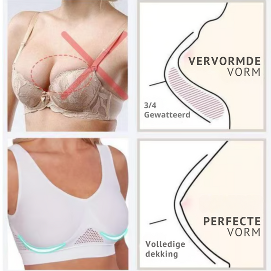 AirLift™ – Ademend Lift-Up Bh zonder Beugel – Comfort & Perfecte Pasvorm