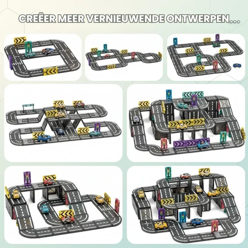 TrackMaster™ – Creatief & Leuk – Magnetische Bouwbaan Set
