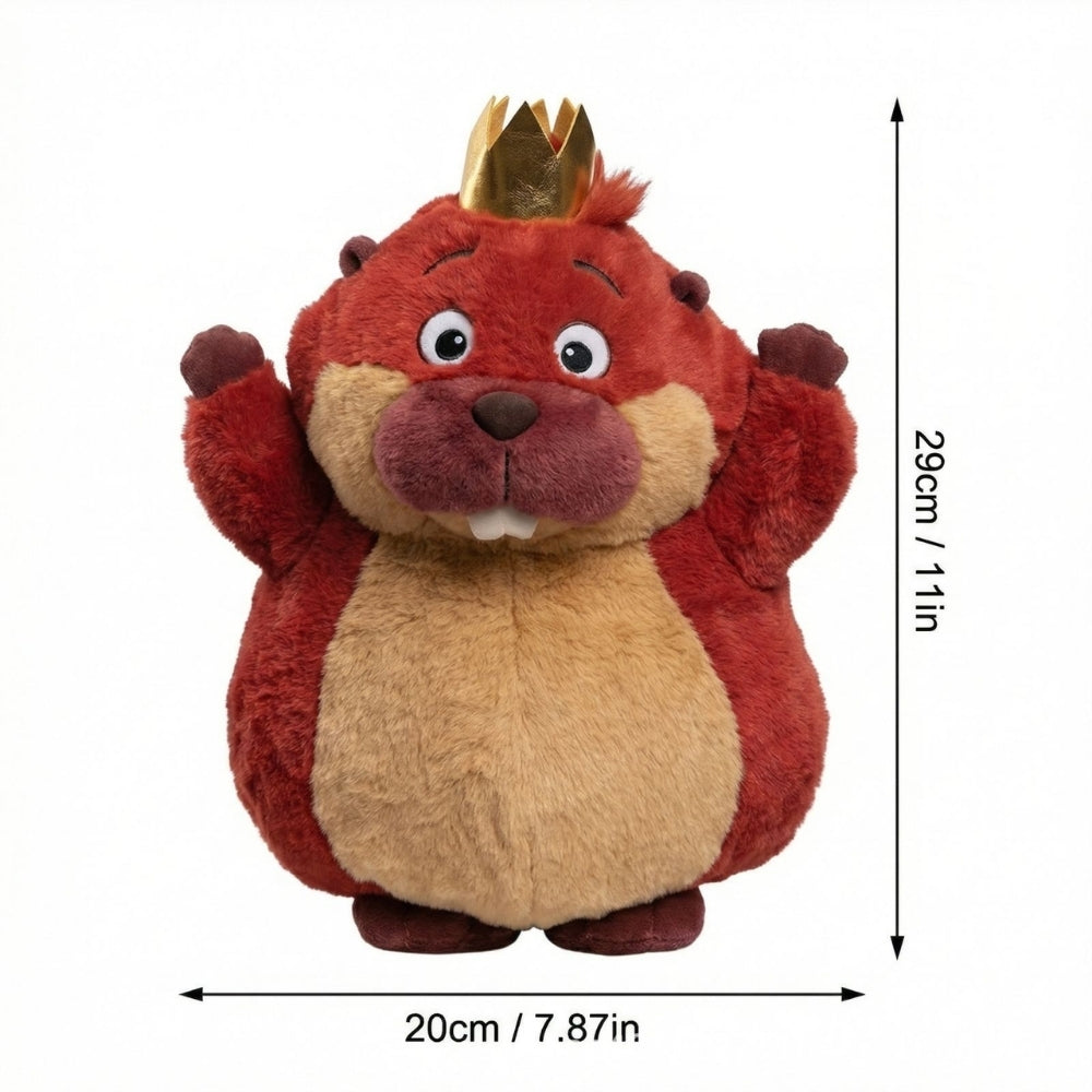 <font dir="auto" style="vertical-align: inherit;"><font dir="auto" style="vertical-align: inherit;">Nouveau projet transfrontalier de transformation de castor en peluche Hoppers, jouet en peluche, poupée animée, peluche</font></font>