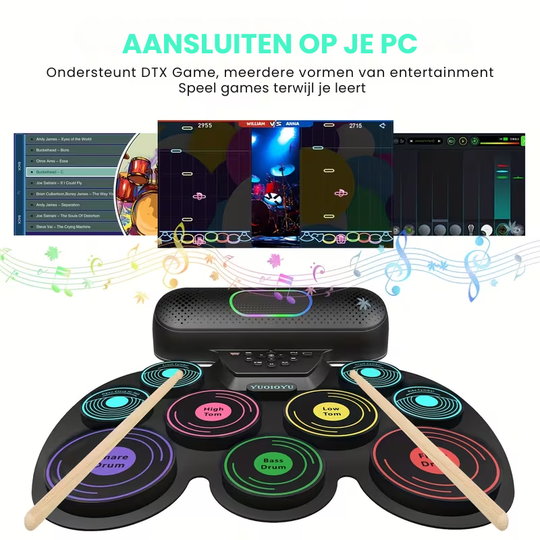 BeatMaster™ – Elektronische Drum Pad Muziekinstrument