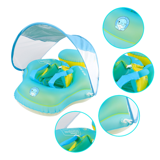 SunnyFloat – Baby Zwemband met Zonnedak