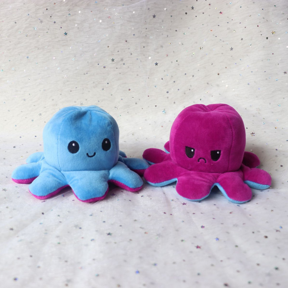 MoodFlip – Omkeerbare Octopus Knuffel
