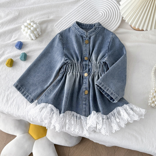 LaceDenim – Denim Jurk voor Meisjes