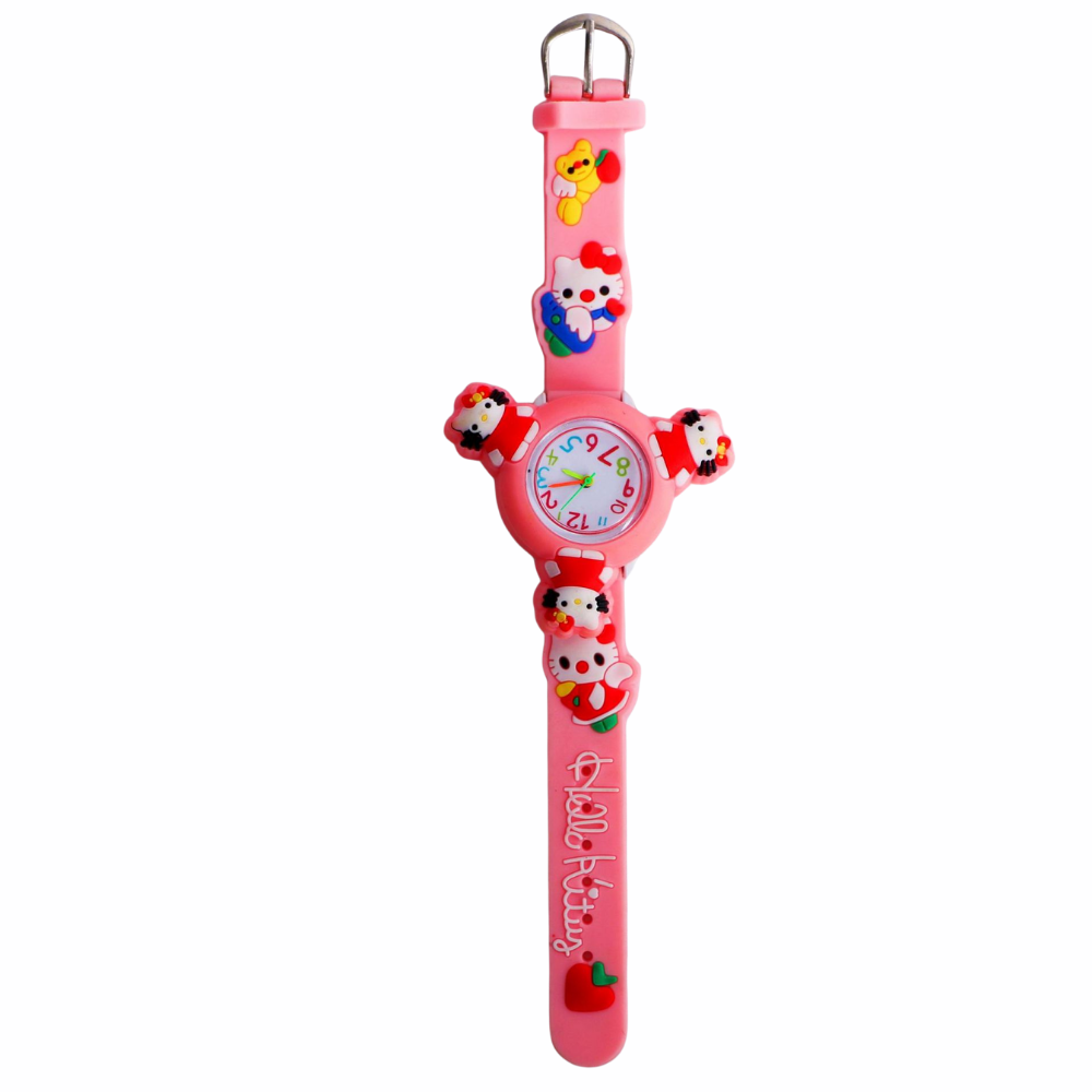 KittyTime – Schattig Draaihorloge voor Kinderen