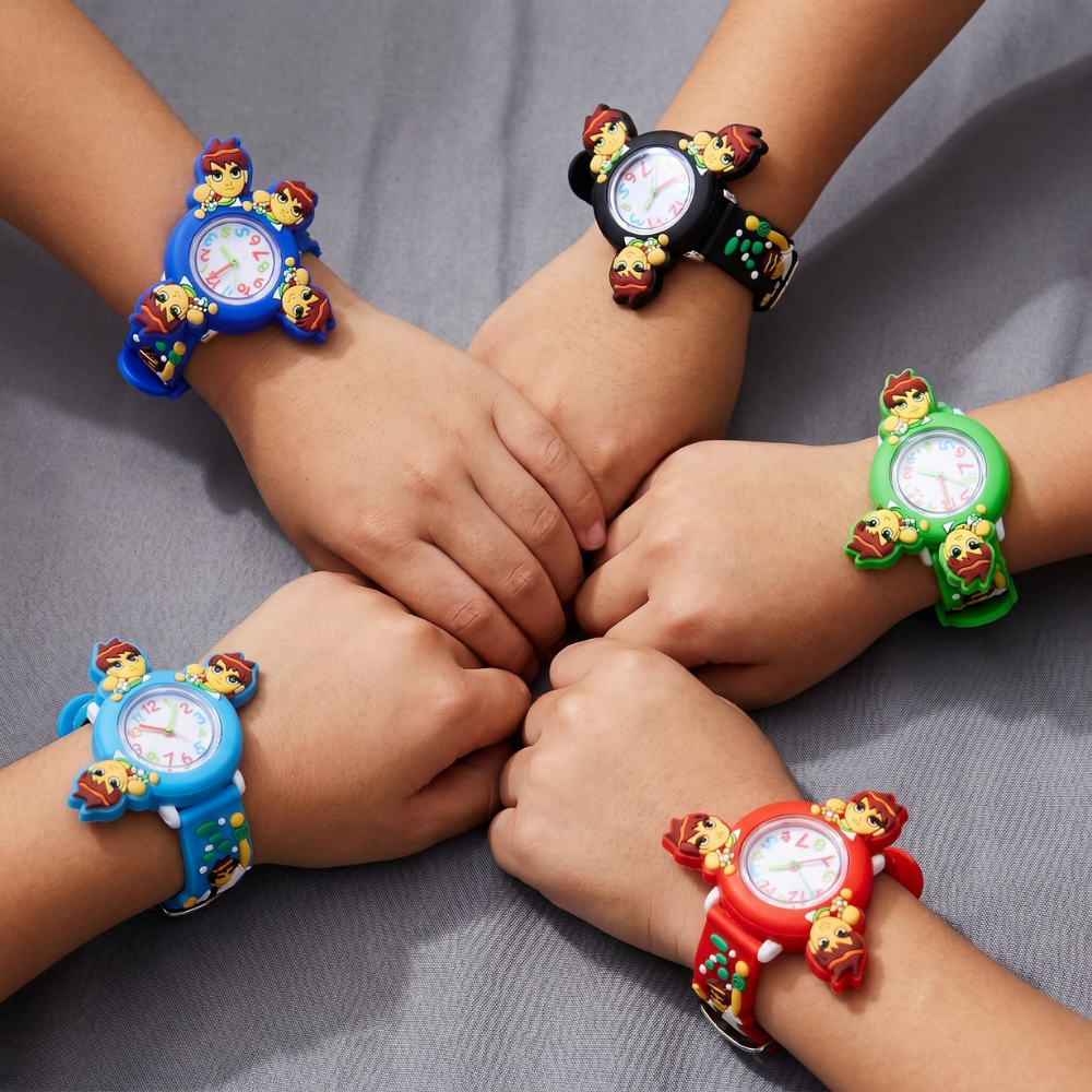 HeroTime – Little Boy Actie Draaihorloge voor Kinderen